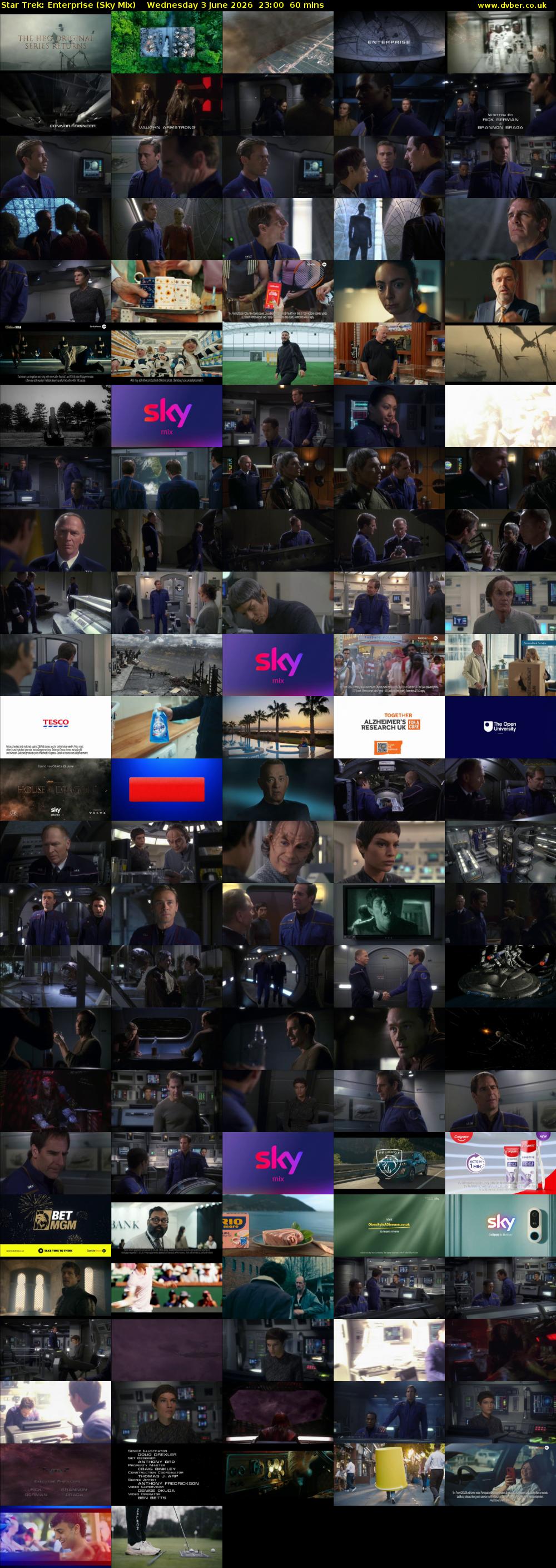 Star Trek: Enterprise (Sky Mix) Wednesday 3 June 2026 23:00 - 00:00