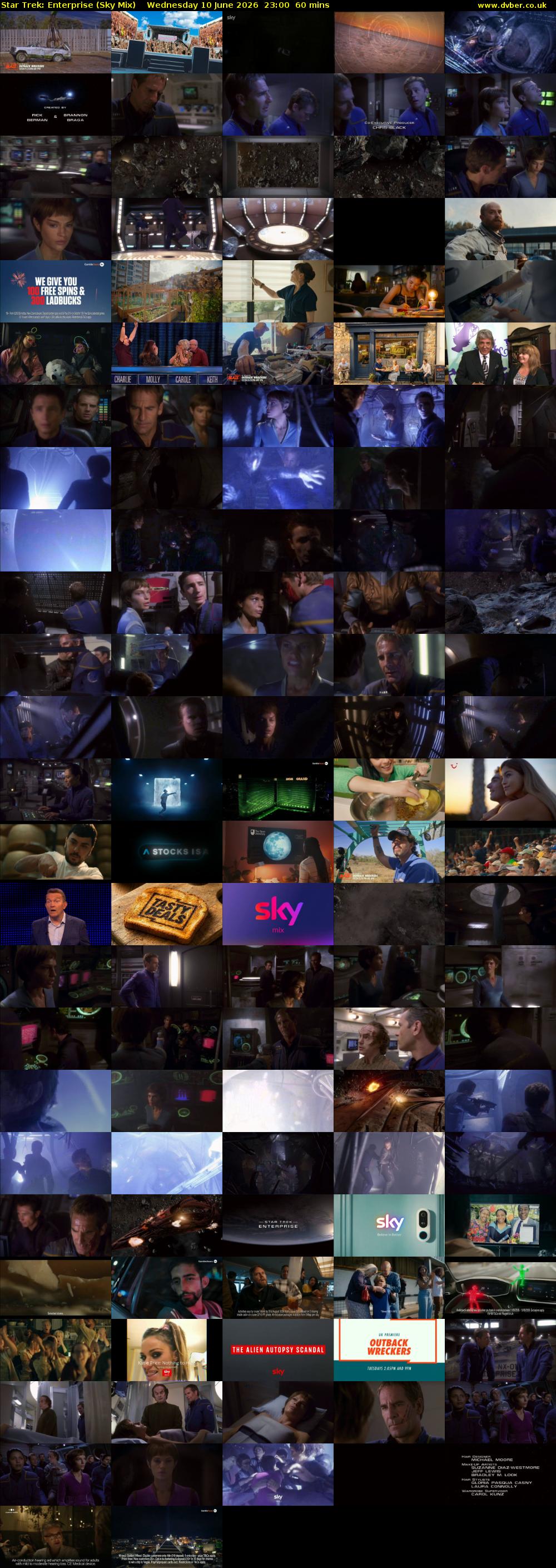 Star Trek: Enterprise (Sky Mix) Wednesday 10 June 2026 23:00 - 00:00