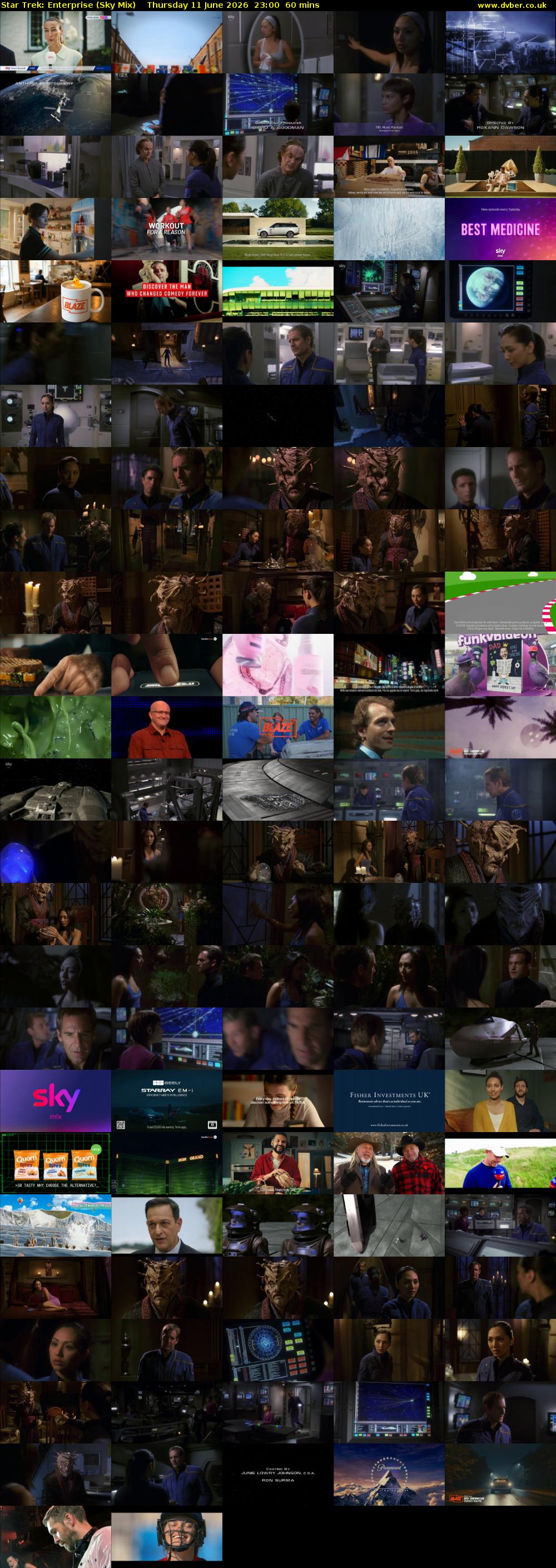 Star Trek: Enterprise (Sky Mix) Thursday 11 June 2026 23:00 - 00:00