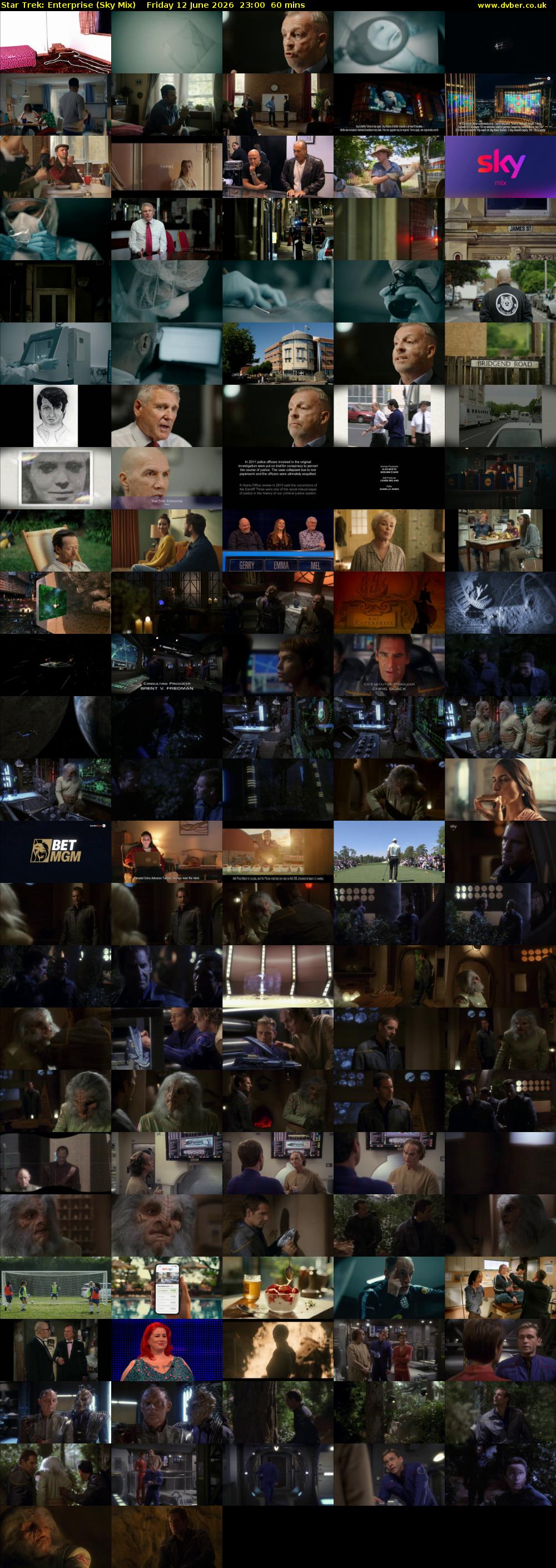 Star Trek: Enterprise (Sky Mix) Friday 12 June 2026 23:00 - 00:00