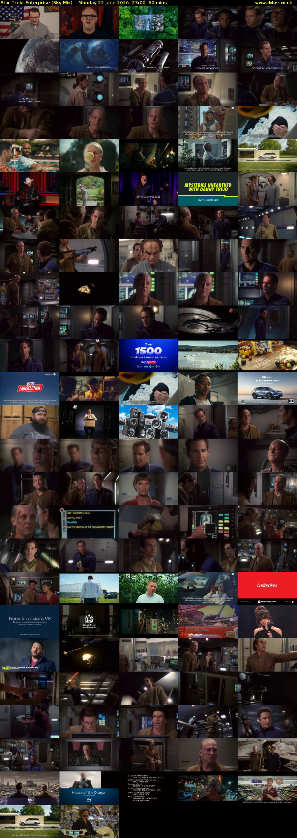 Star Trek: Enterprise (Sky Mix) Monday 22 June 2026 23:00 - 00:00