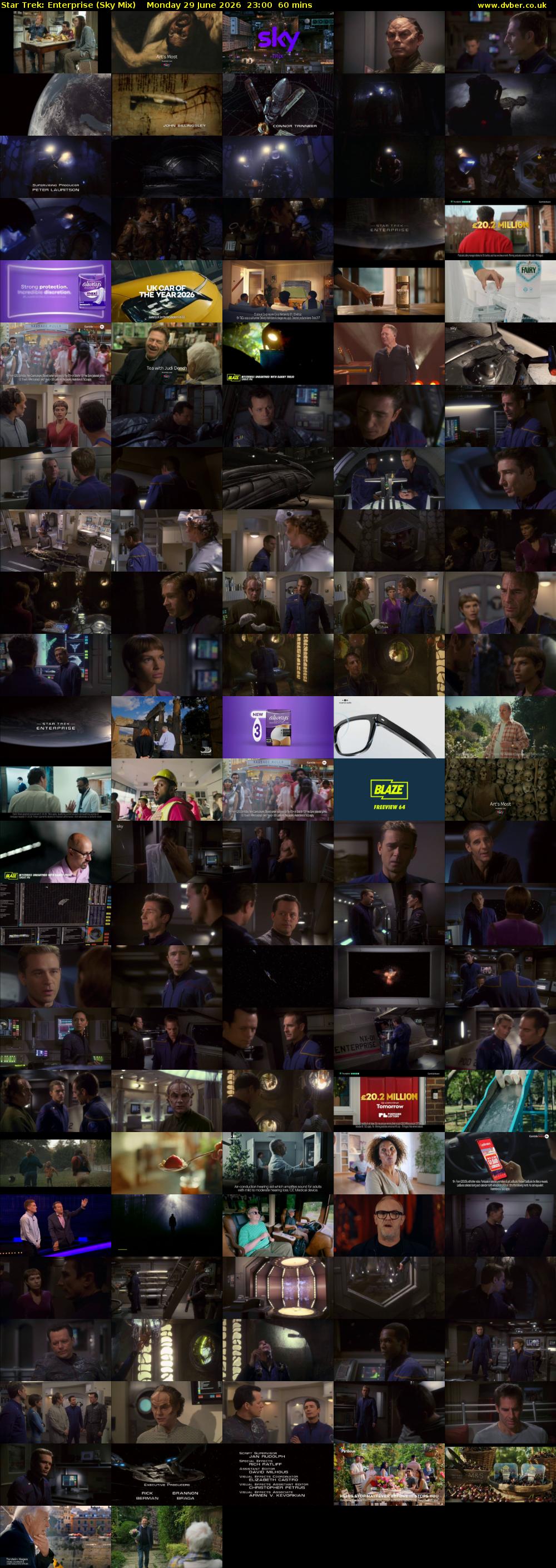 Star Trek: Enterprise (Sky Mix) Monday 29 June 2026 23:00 - 00:00