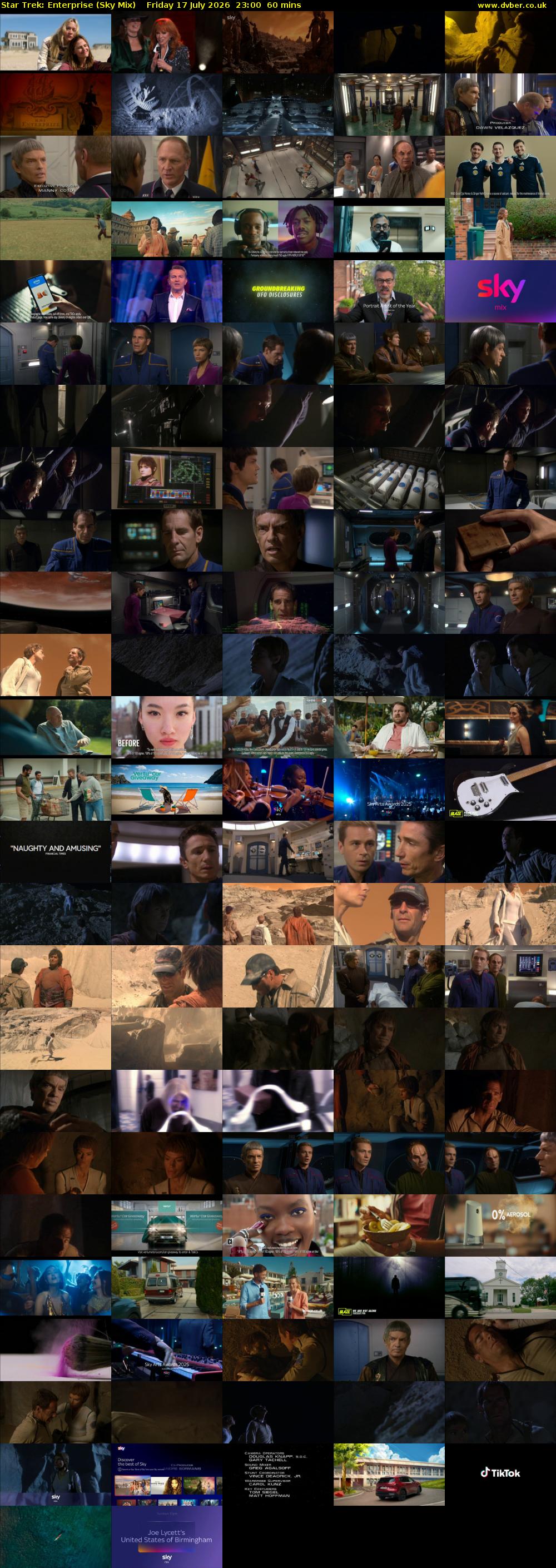 Star Trek: Enterprise (Sky Mix) Friday 17 July 2026 23:00 - 00:00