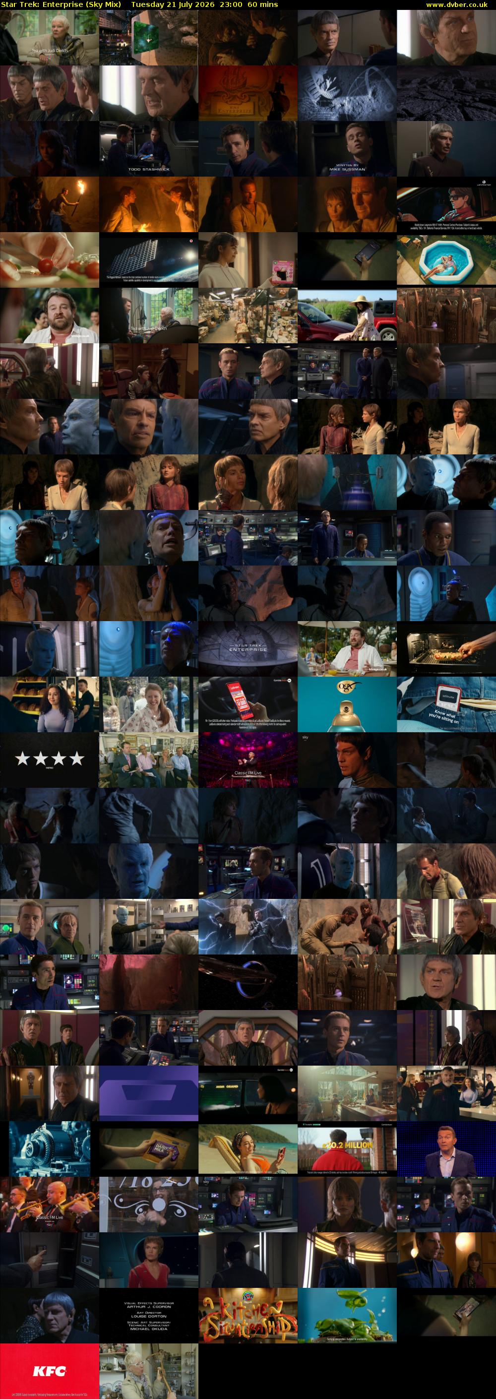 Star Trek: Enterprise (Sky Mix) Tuesday 21 July 2026 23:00 - 00:00