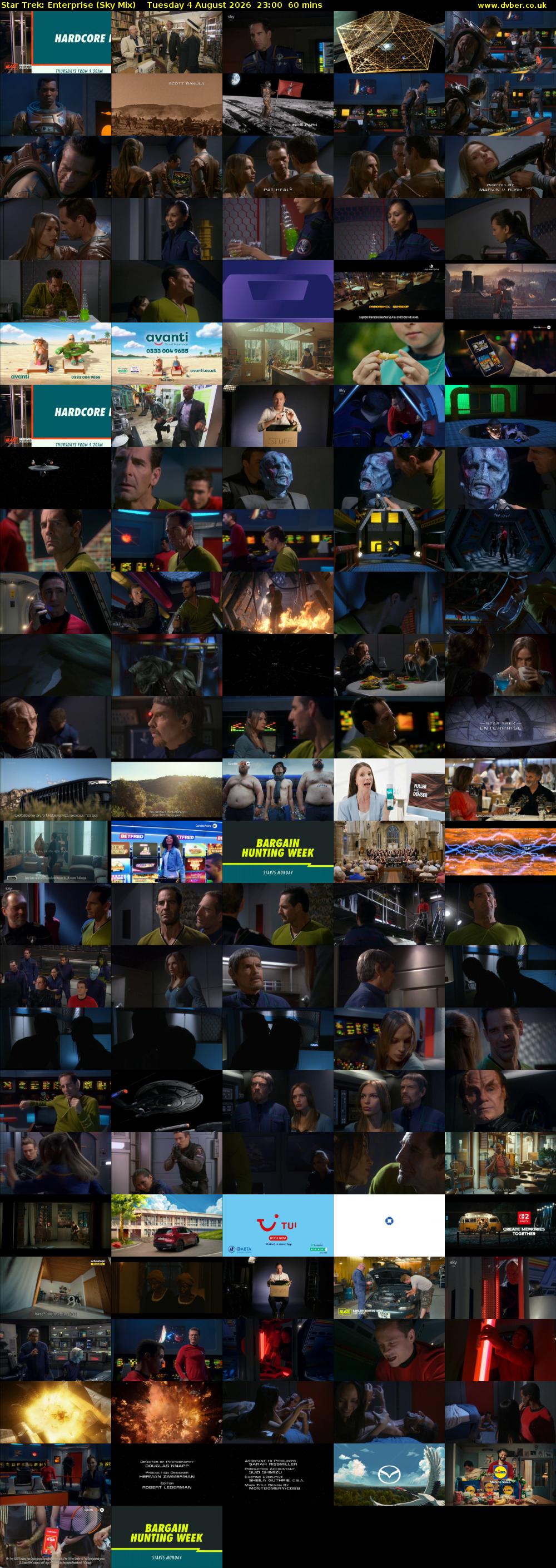 Star Trek: Enterprise (Sky Mix) Tuesday 4 August 2026 23:00 - 00:00