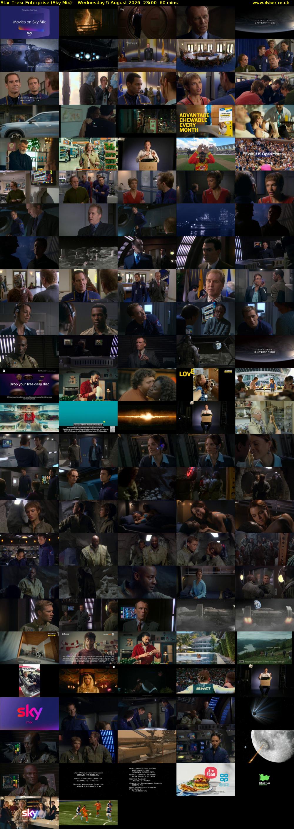 Star Trek: Enterprise (Sky Mix) Wednesday 5 August 2026 23:00 - 00:00