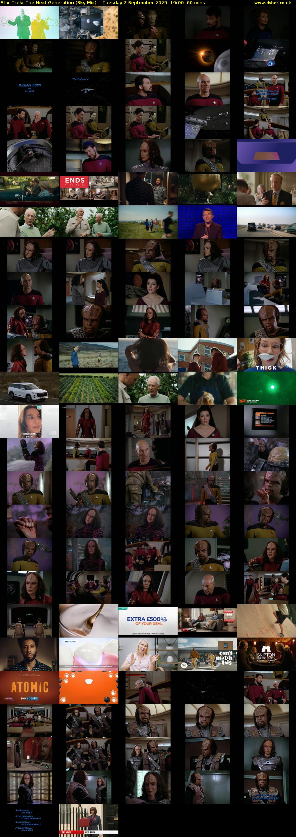 Star Trek: The Next Generation (Sky Mix) Tuesday 2 September 2025 19:00 - 20:00