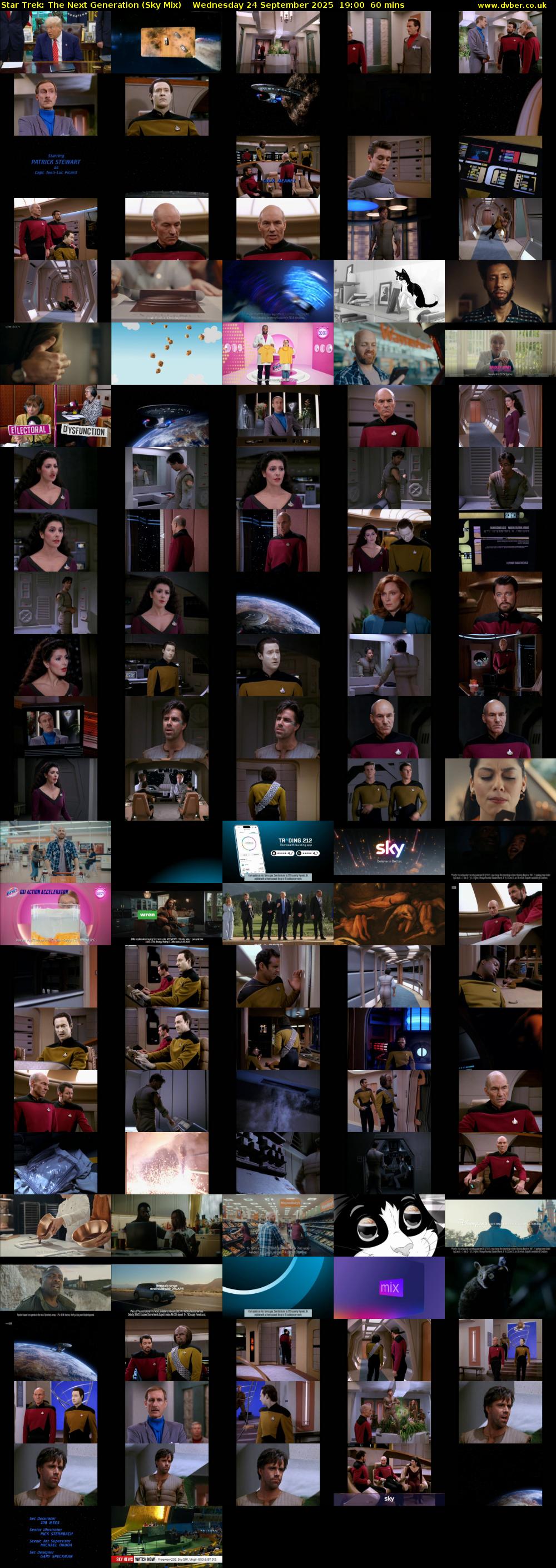 Star Trek: The Next Generation (Sky Mix) Wednesday 24 September 2025 19:00 - 20:00