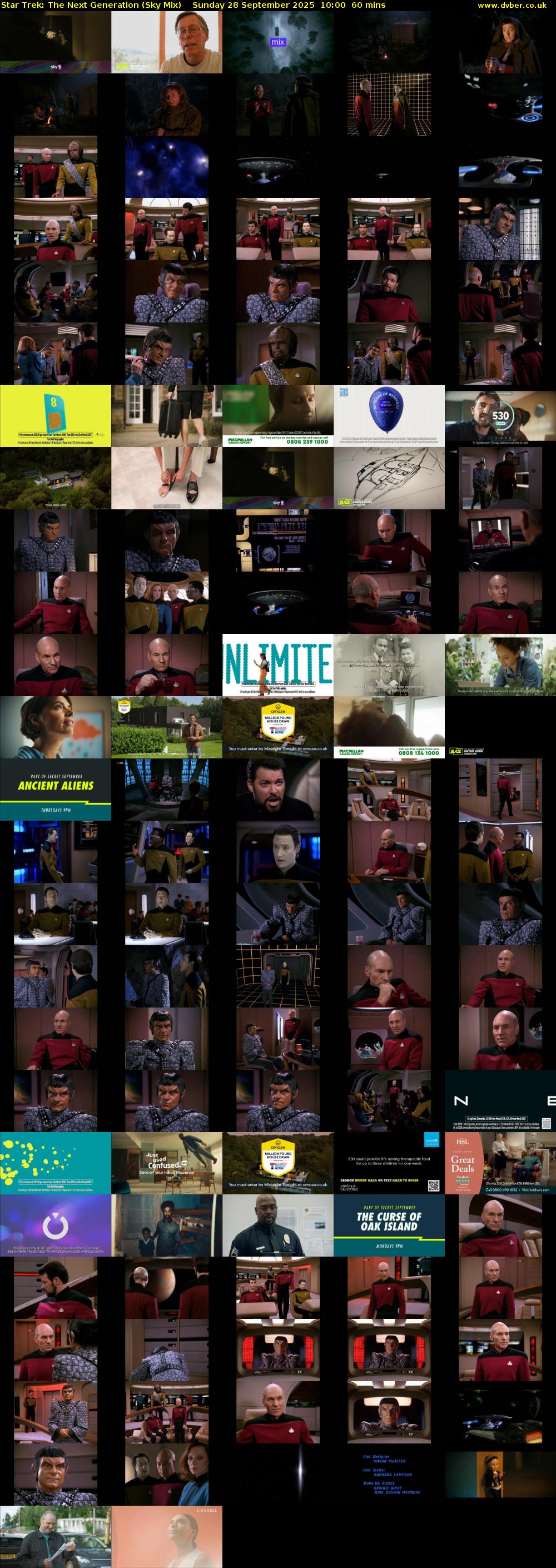 Star Trek: The Next Generation (Sky Mix) Sunday 28 September 2025 10:00 - 11:00