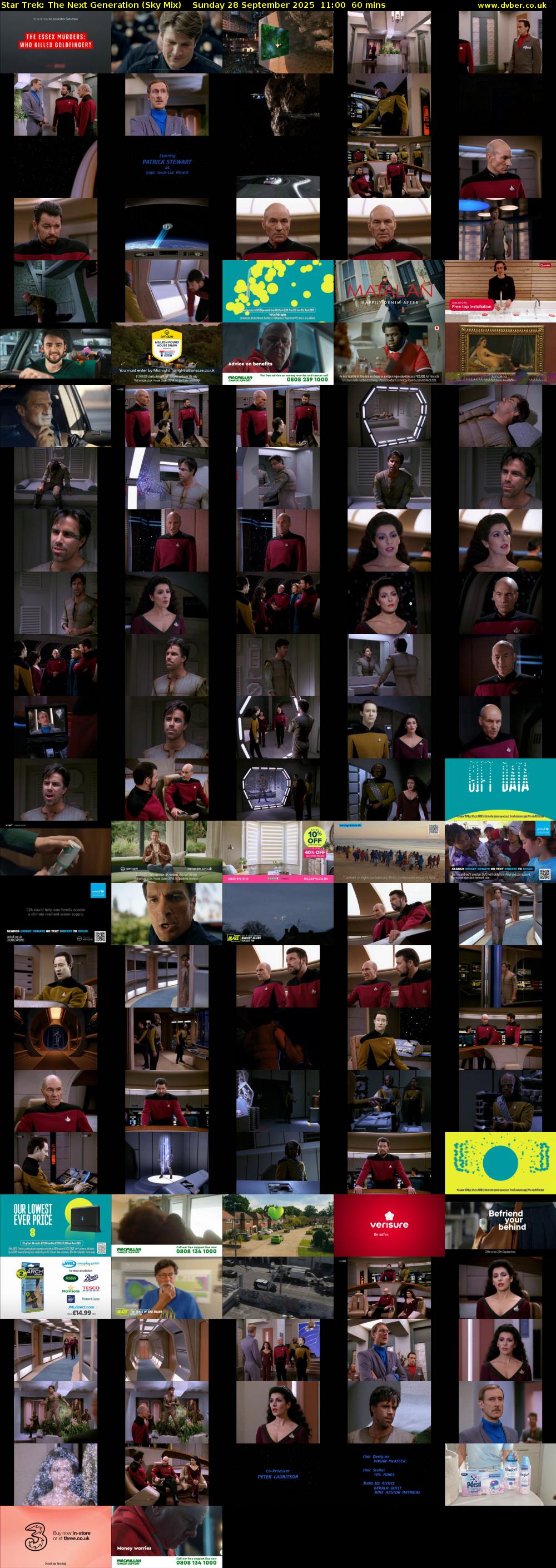 Star Trek: The Next Generation (Sky Mix) Sunday 28 September 2025 11:00 - 12:00