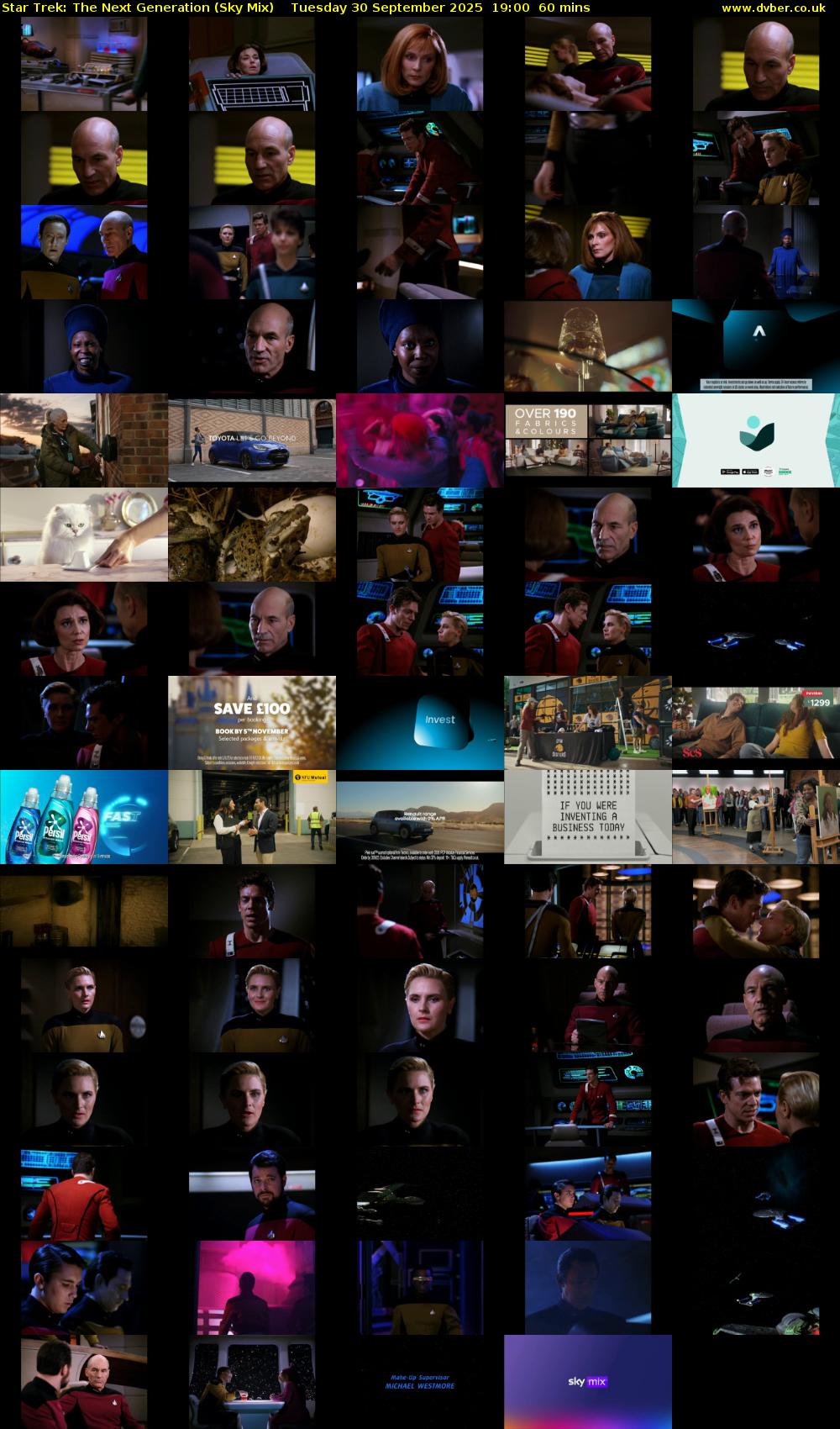 Star Trek: The Next Generation (Sky Mix) Tuesday 30 September 2025 19:00 - 20:00