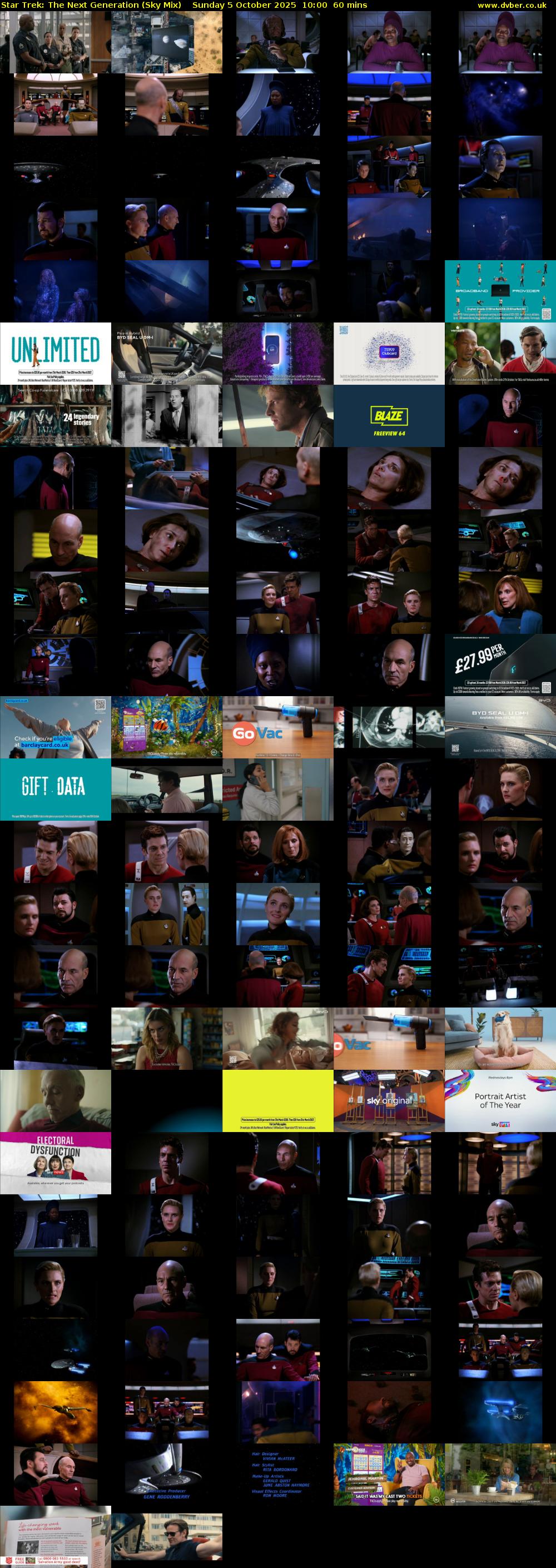 Star Trek: The Next Generation (Sky Mix) Sunday 5 October 2025 10:00 - 11:00
