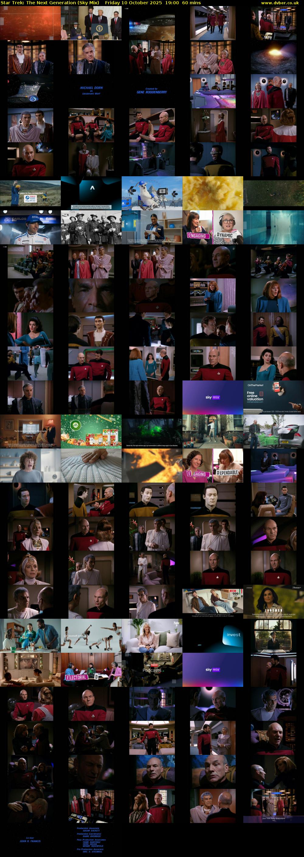Star Trek: The Next Generation (Sky Mix) Friday 10 October 2025 19:00 - 20:00