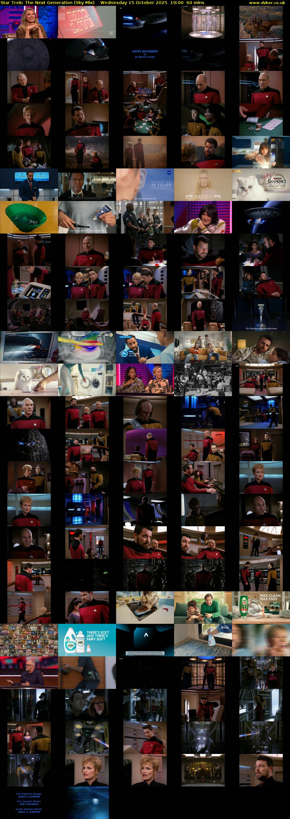 Star Trek: The Next Generation (Sky Mix) Wednesday 15 October 2025 19:00 - 20:00
