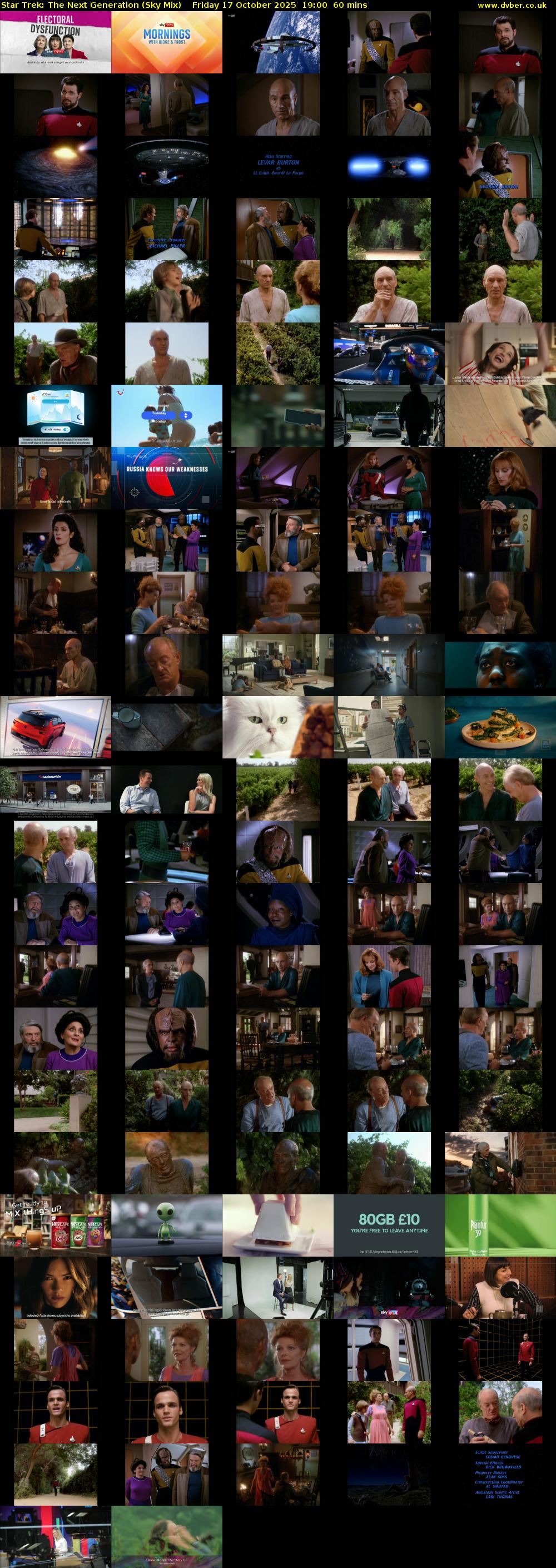 Star Trek: The Next Generation (Sky Mix) Friday 17 October 2025 19:00 - 20:00