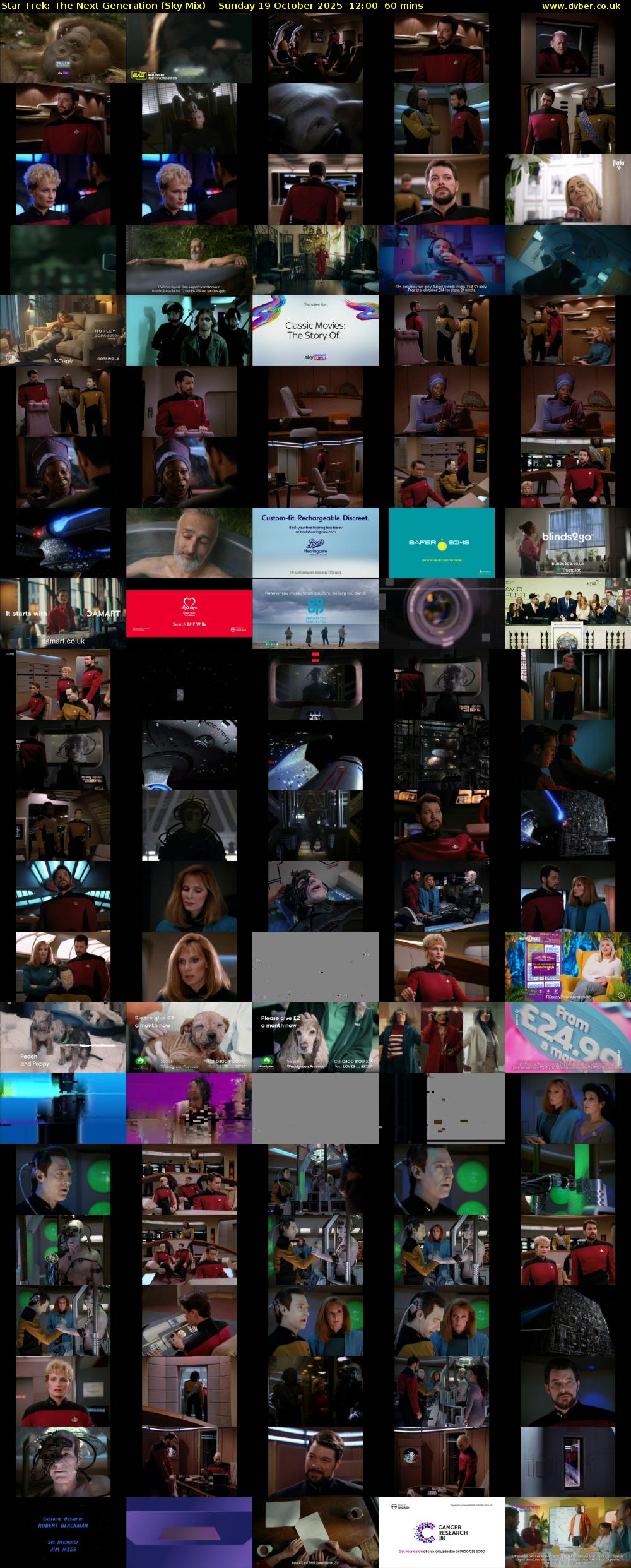 Star Trek: The Next Generation (Sky Mix) Sunday 19 October 2025 12:00 - 13:00