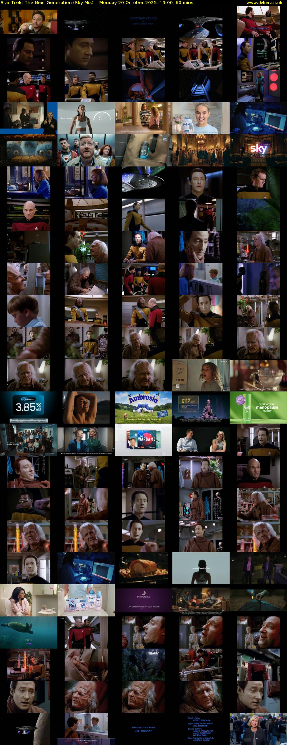 Star Trek: The Next Generation (Sky Mix) Monday 20 October 2025 19:00 - 20:00