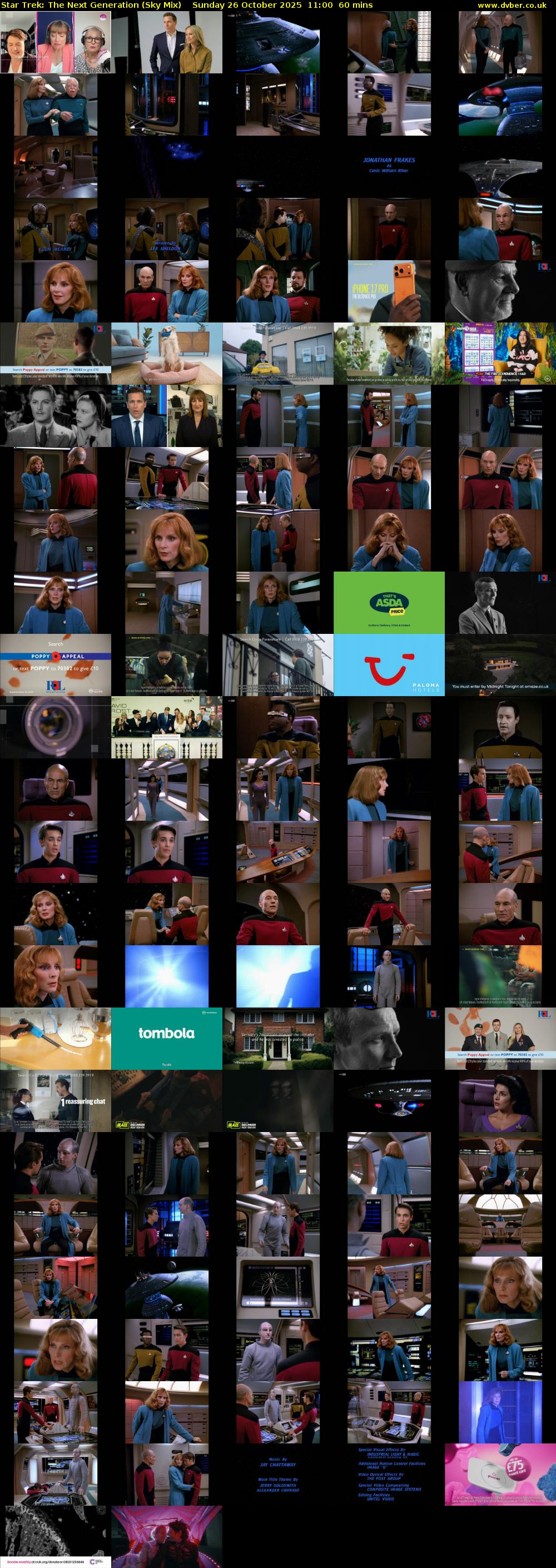 Star Trek: The Next Generation (Sky Mix) Sunday 26 October 2025 11:00 - 12:00