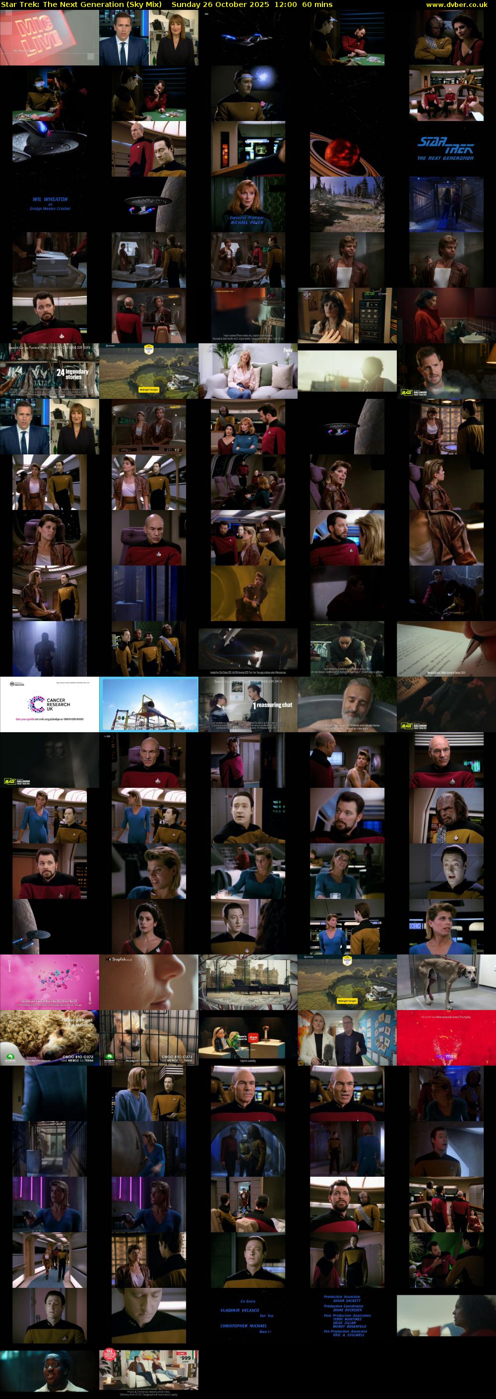 Star Trek: The Next Generation (Sky Mix) Sunday 26 October 2025 12:00 - 13:00