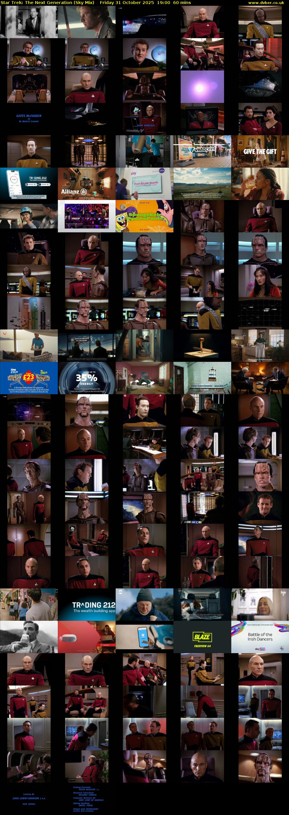 Star Trek: The Next Generation (Sky Mix) Friday 31 October 2025 19:00 - 20:00