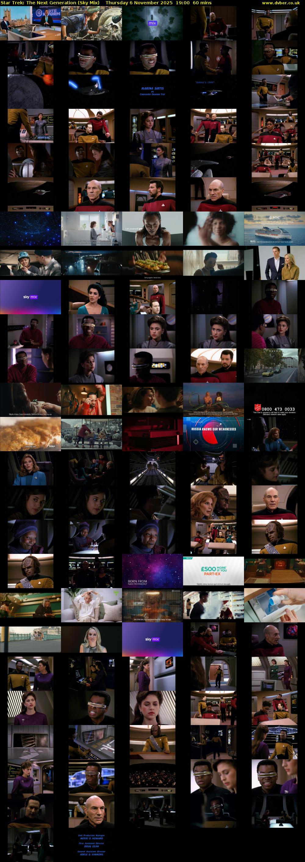 Star Trek: The Next Generation (Sky Mix) Thursday 6 November 2025 19:00 - 20:00