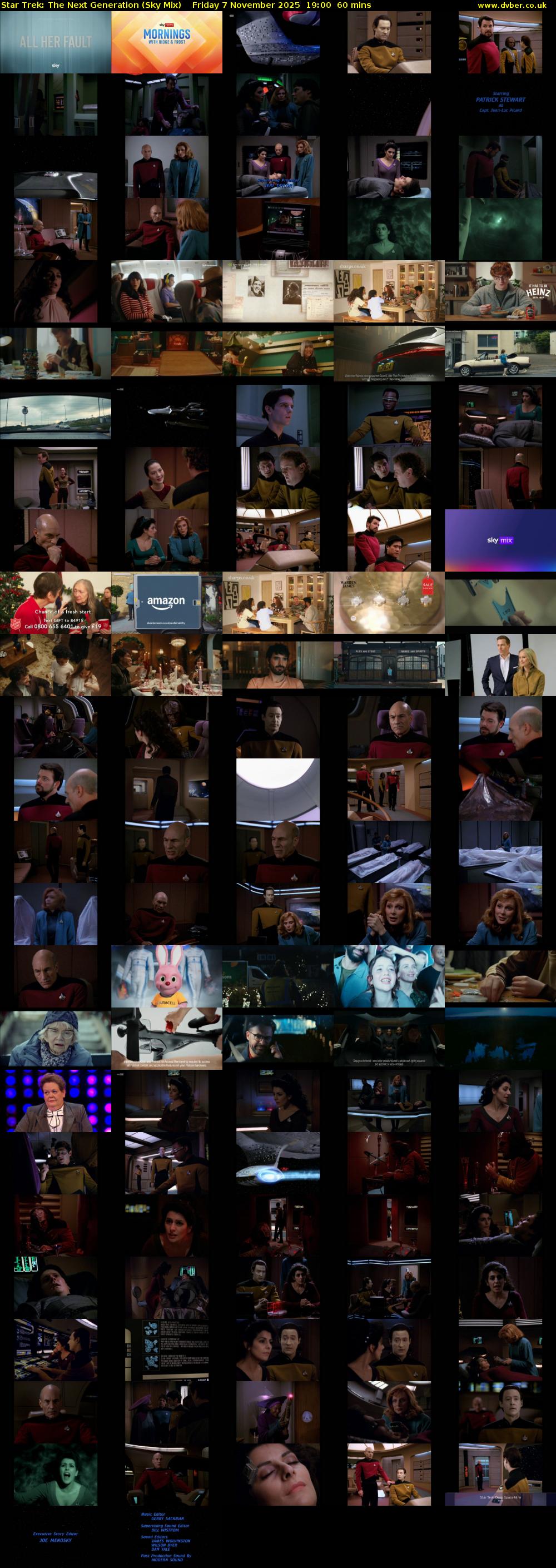 Star Trek: The Next Generation (Sky Mix) Friday 7 November 2025 19:00 - 20:00