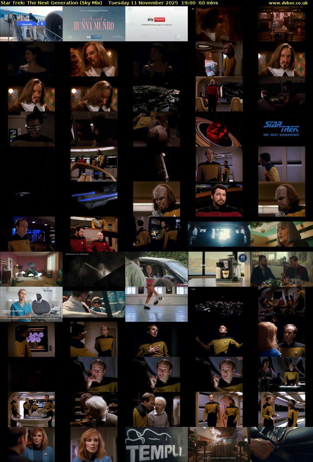 Star Trek: The Next Generation (Sky Mix) Tuesday 11 November 2025 19:00 - 20:00