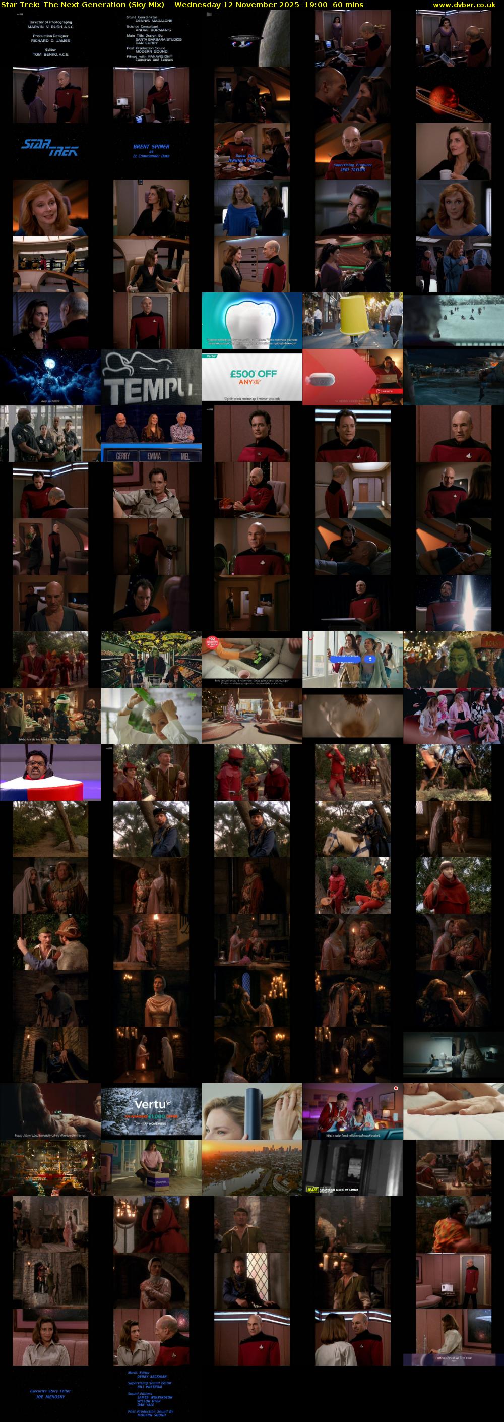 Star Trek: The Next Generation (Sky Mix) Wednesday 12 November 2025 19:00 - 20:00