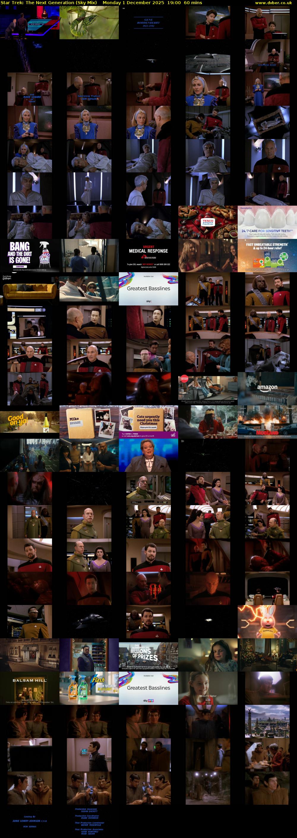 Star Trek: The Next Generation (Sky Mix) Monday 1 December 2025 19:00 - 20:00