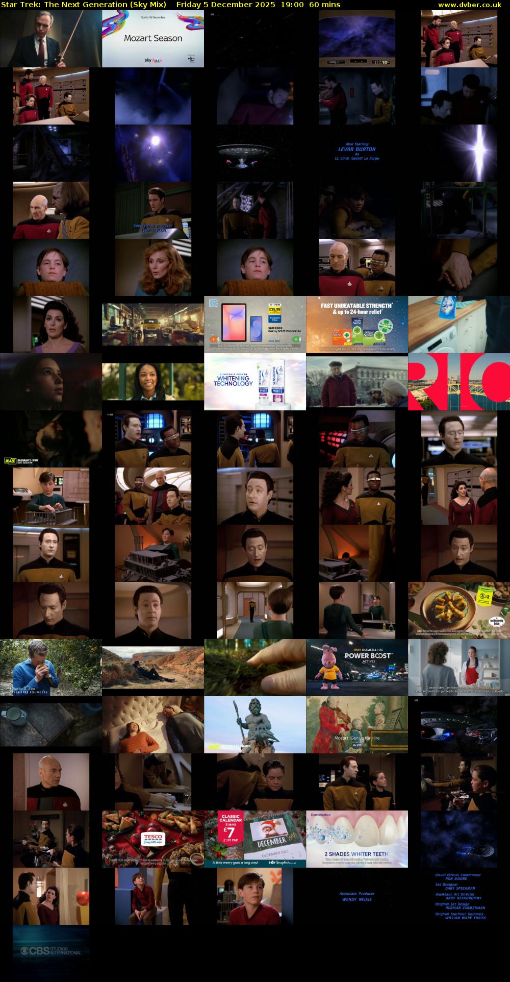 Star Trek: The Next Generation (Sky Mix) Friday 5 December 2025 19:00 - 20:00