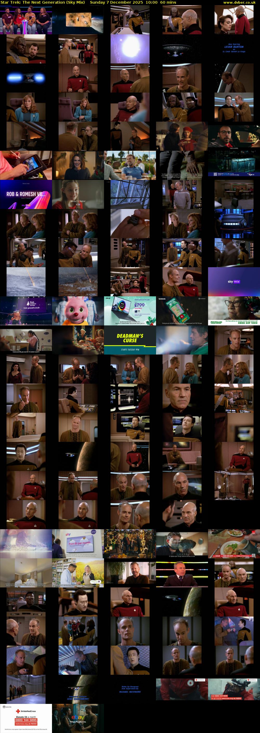 Star Trek: The Next Generation (Sky Mix) Sunday 7 December 2025 10:00 - 11:00