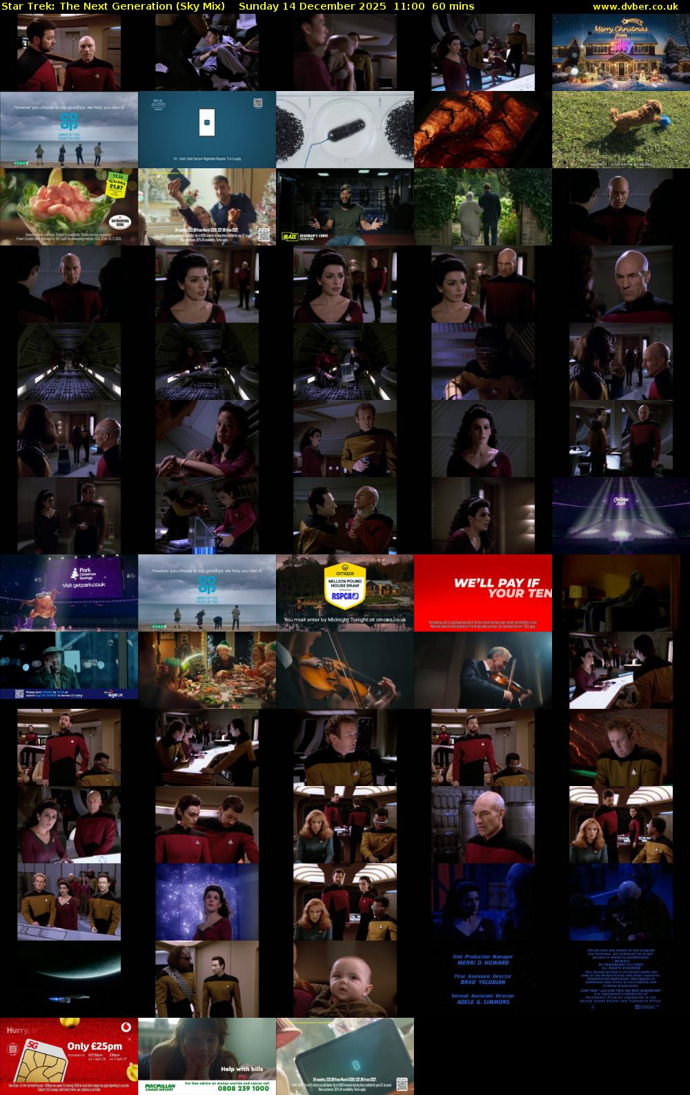 Star Trek: The Next Generation (Sky Mix) Sunday 14 December 2025 11:00 - 12:00