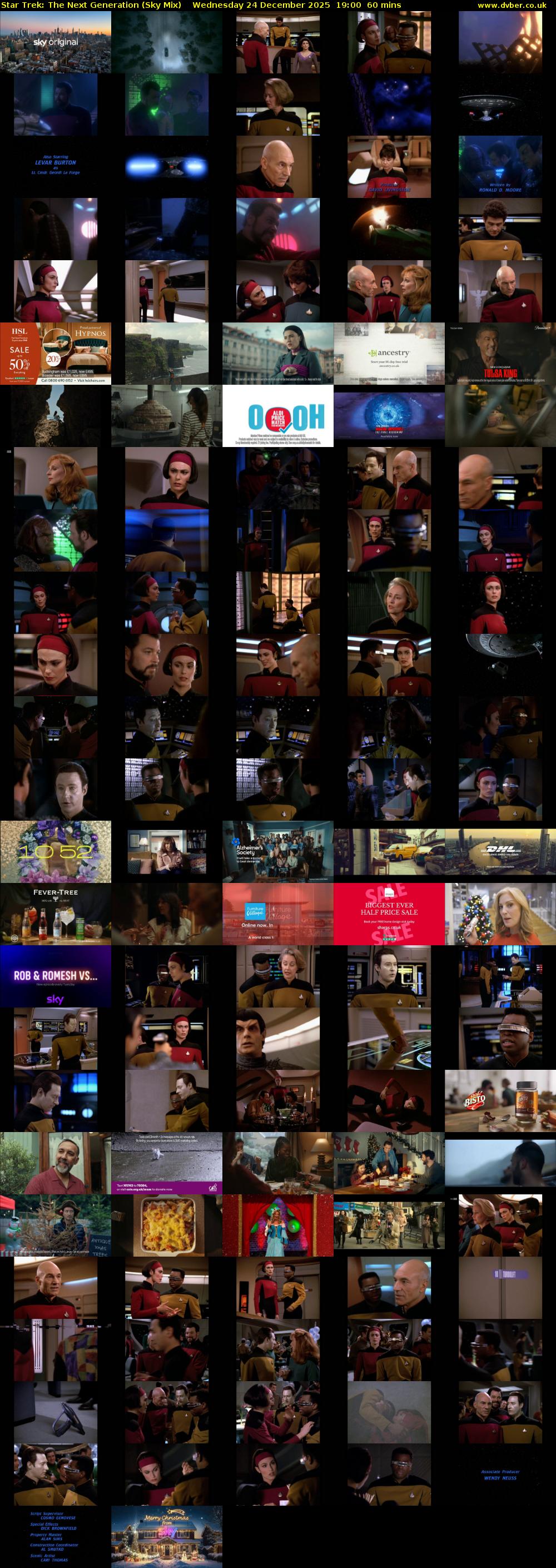 Star Trek: The Next Generation (Sky Mix) Wednesday 24 December 2025 19:00 - 20:00