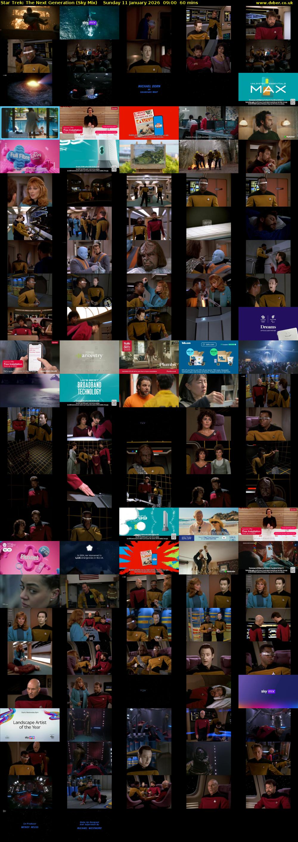 Star Trek: The Next Generation (Sky Mix) Sunday 11 January 2026 09:00 - 10:00