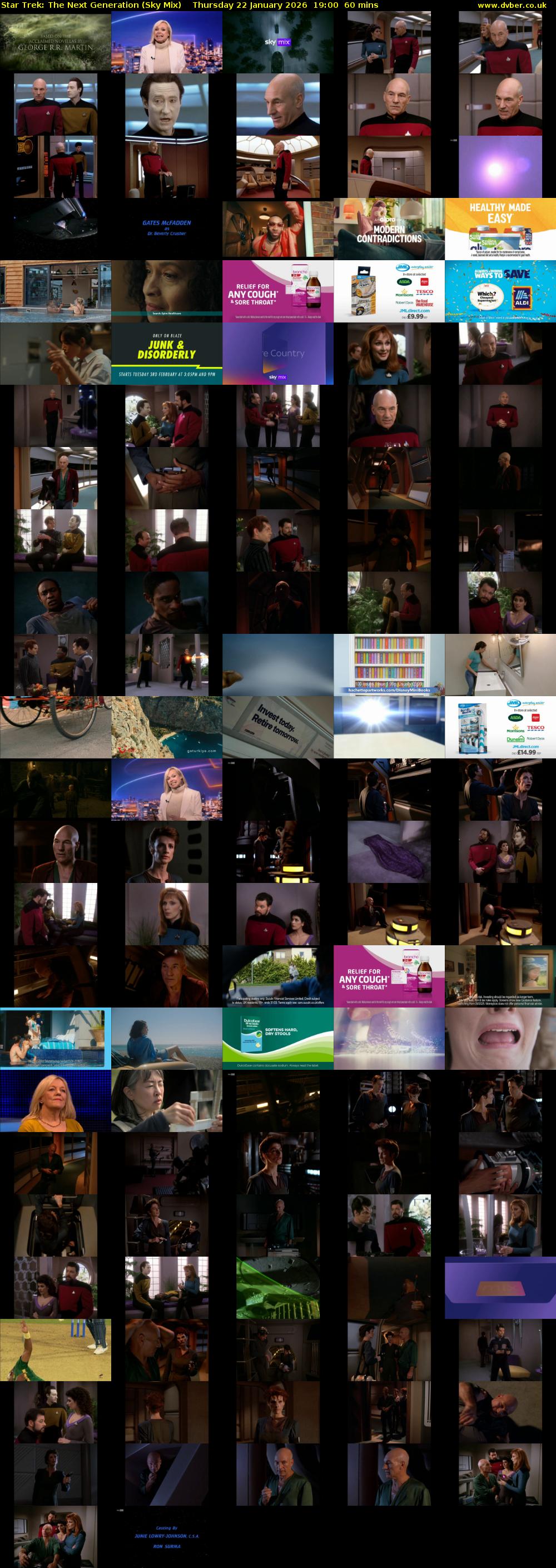 Star Trek: The Next Generation (Sky Mix) Thursday 22 January 2026 19:00 - 20:00