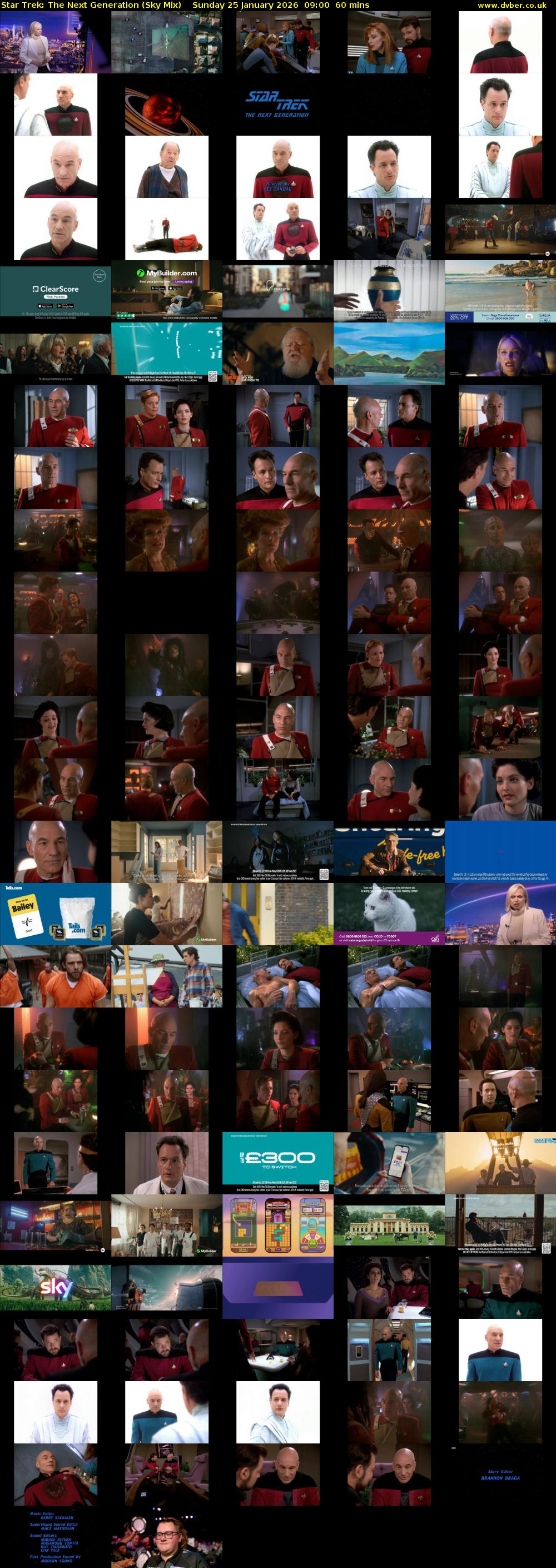 Star Trek: The Next Generation (Sky Mix) Sunday 25 January 2026 09:00 - 10:00