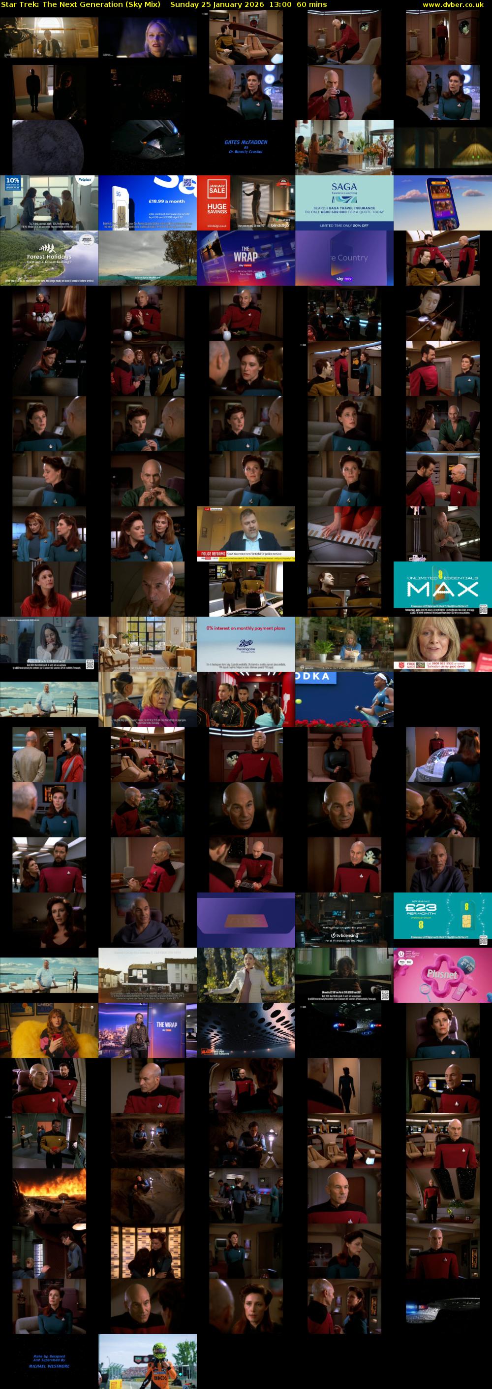 Star Trek: The Next Generation (Sky Mix) Sunday 25 January 2026 13:00 - 14:00
