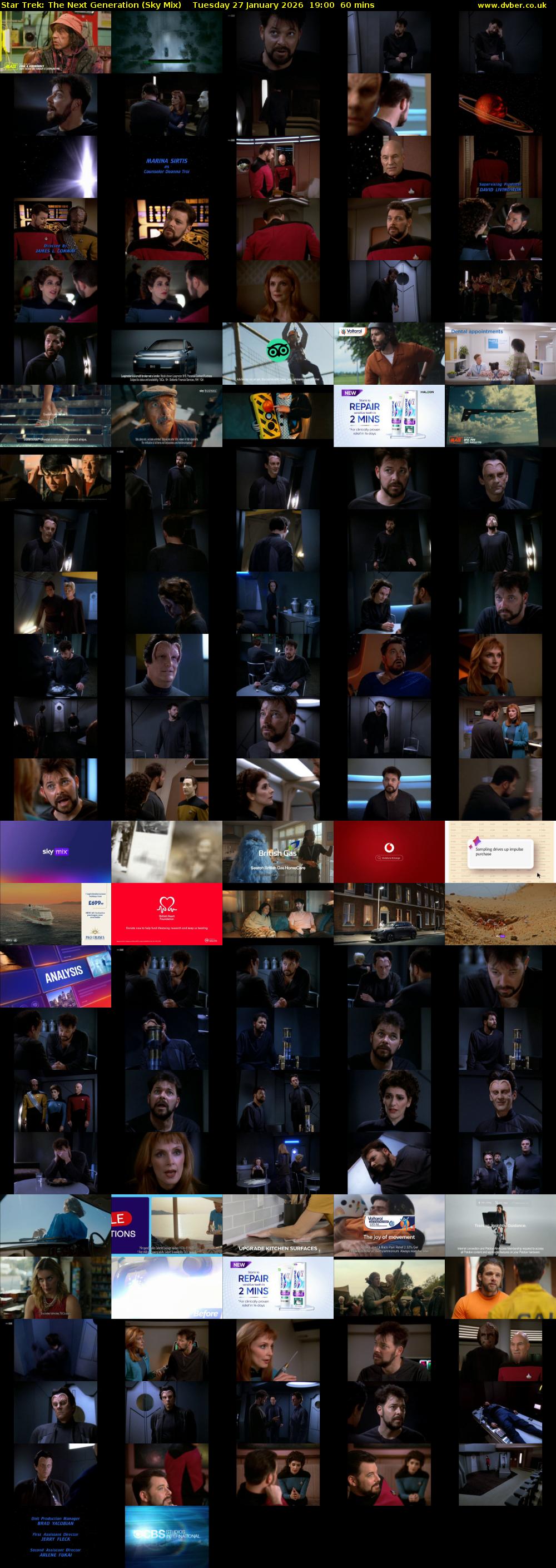 Star Trek: The Next Generation (Sky Mix) Tuesday 27 January 2026 19:00 - 20:00