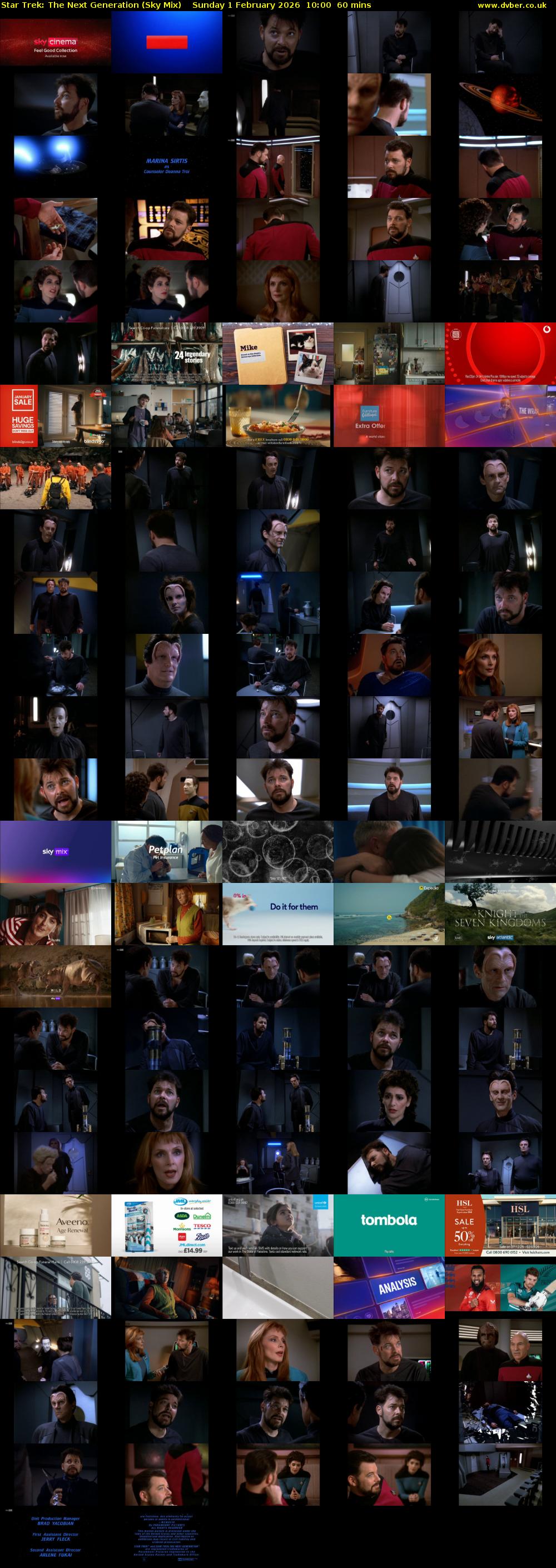 Star Trek: The Next Generation (Sky Mix) Sunday 1 February 2026 10:00 - 11:00