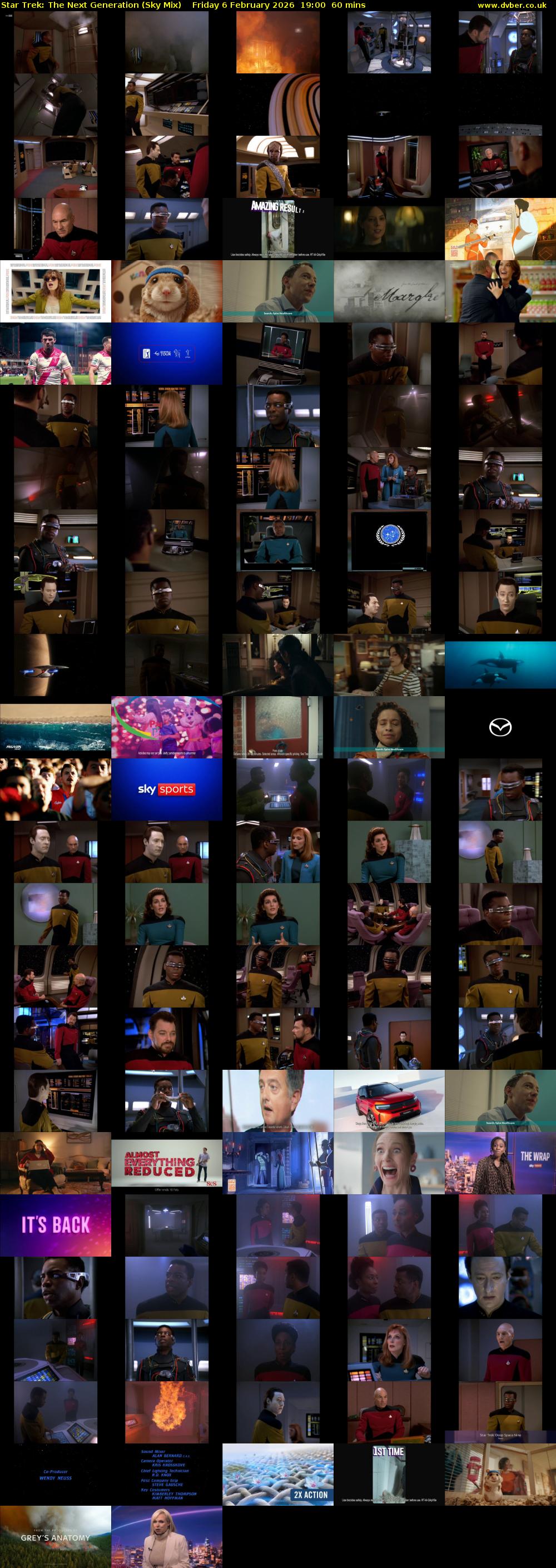 Star Trek: The Next Generation (Sky Mix) Friday 6 February 2026 19:00 - 20:00