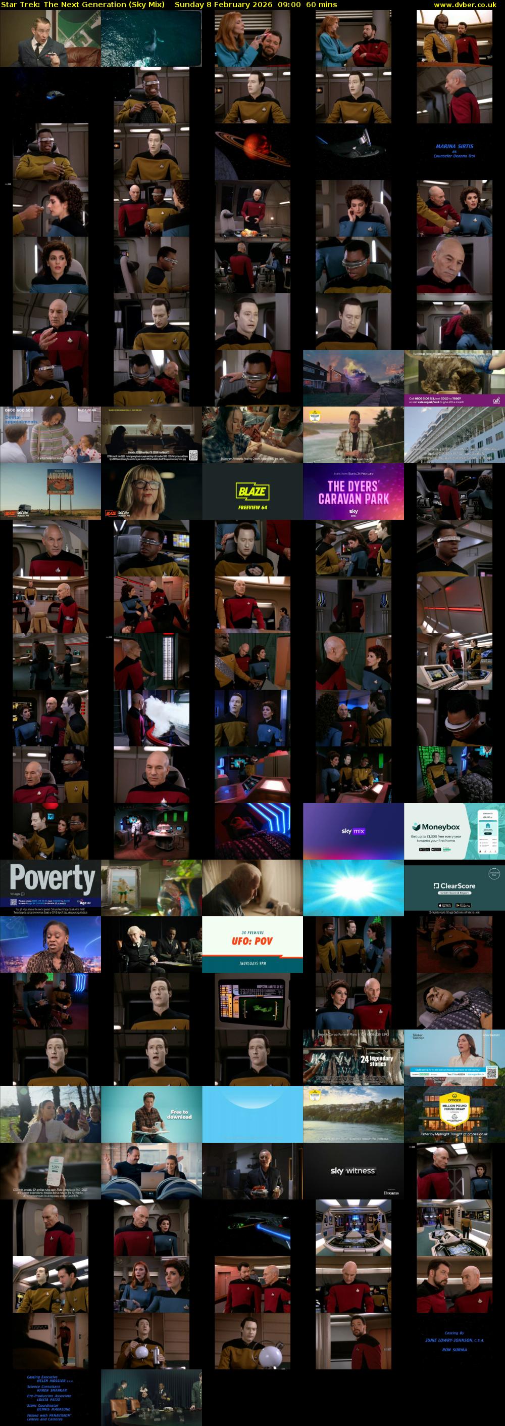 Star Trek: The Next Generation (Sky Mix) Sunday 8 February 2026 09:00 - 10:00
