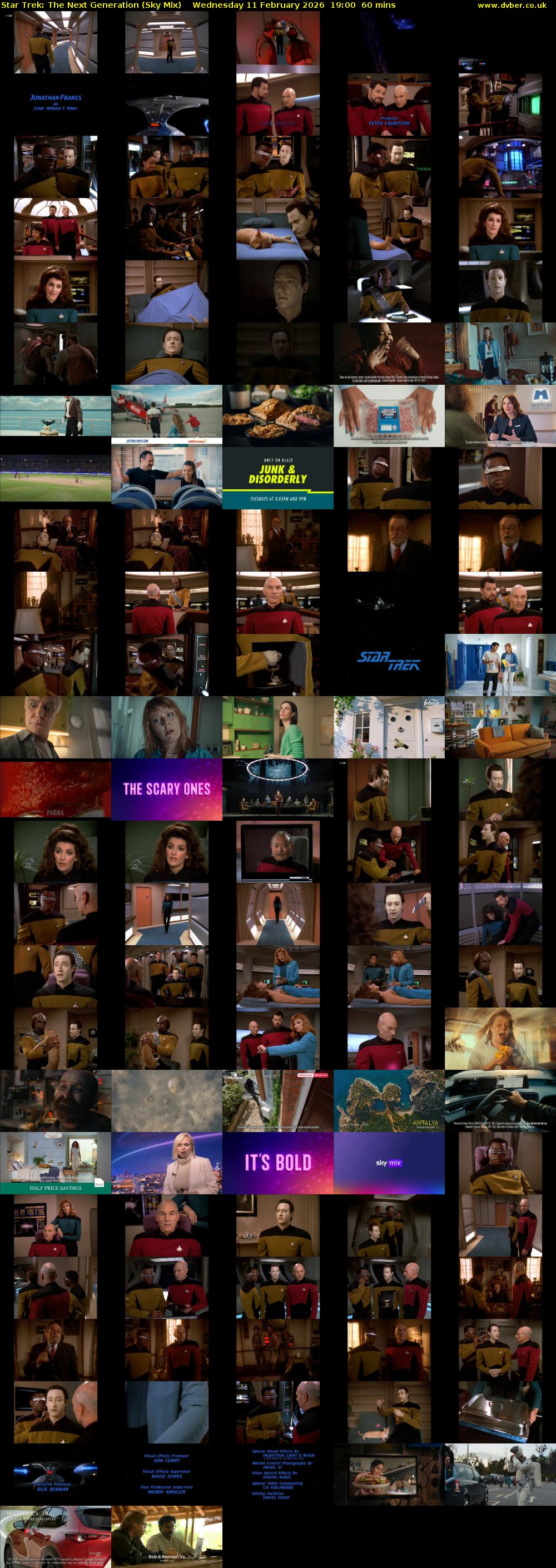 Star Trek: The Next Generation (Sky Mix) Wednesday 11 February 2026 19:00 - 20:00