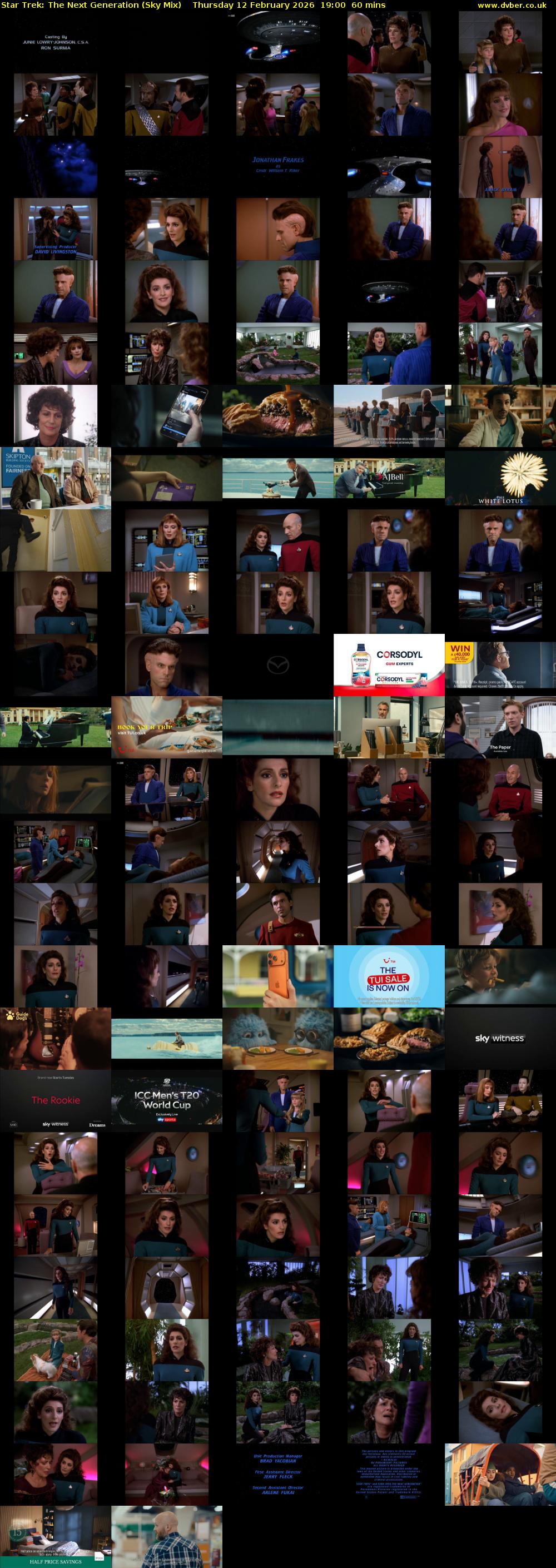 Star Trek: The Next Generation (Sky Mix) Thursday 12 February 2026 19:00 - 20:00