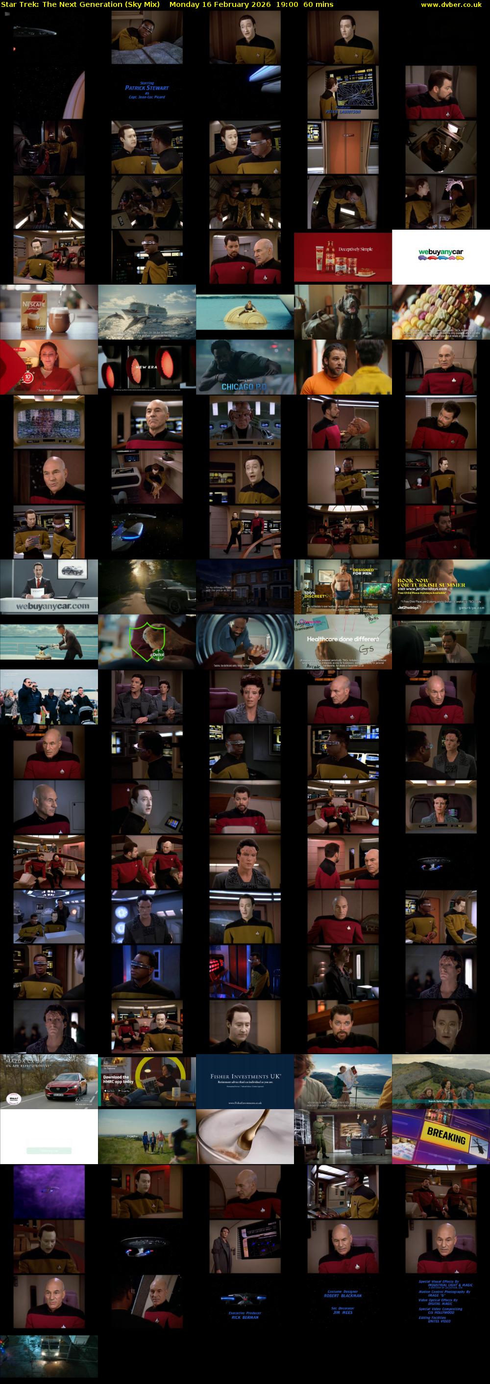 Star Trek: The Next Generation (Sky Mix) Monday 16 February 2026 19:00 - 20:00