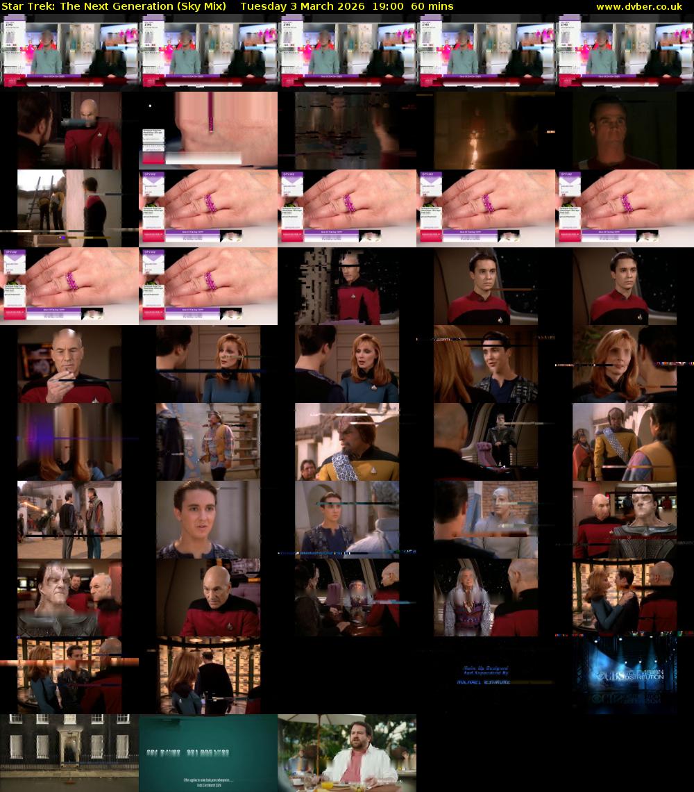 Star Trek: The Next Generation (Sky Mix) Tuesday 3 March 2026 19:00 - 20:00