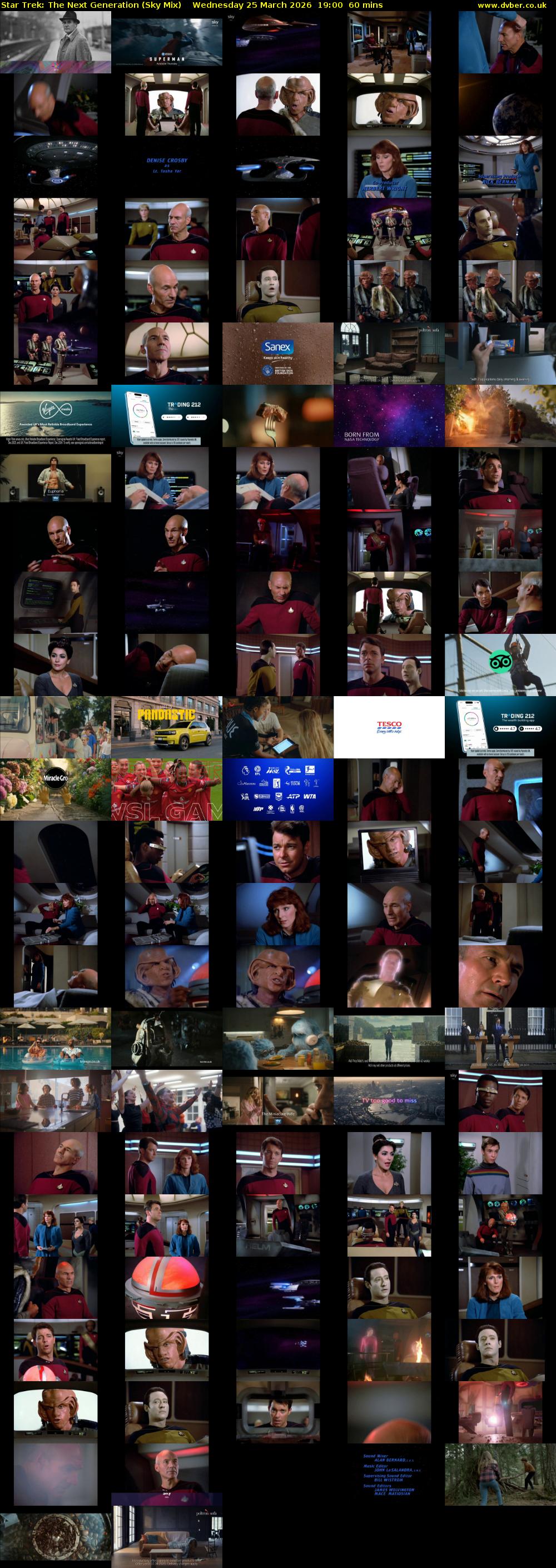 Star Trek: The Next Generation (Sky Mix) Wednesday 25 March 2026 19:00 - 20:00