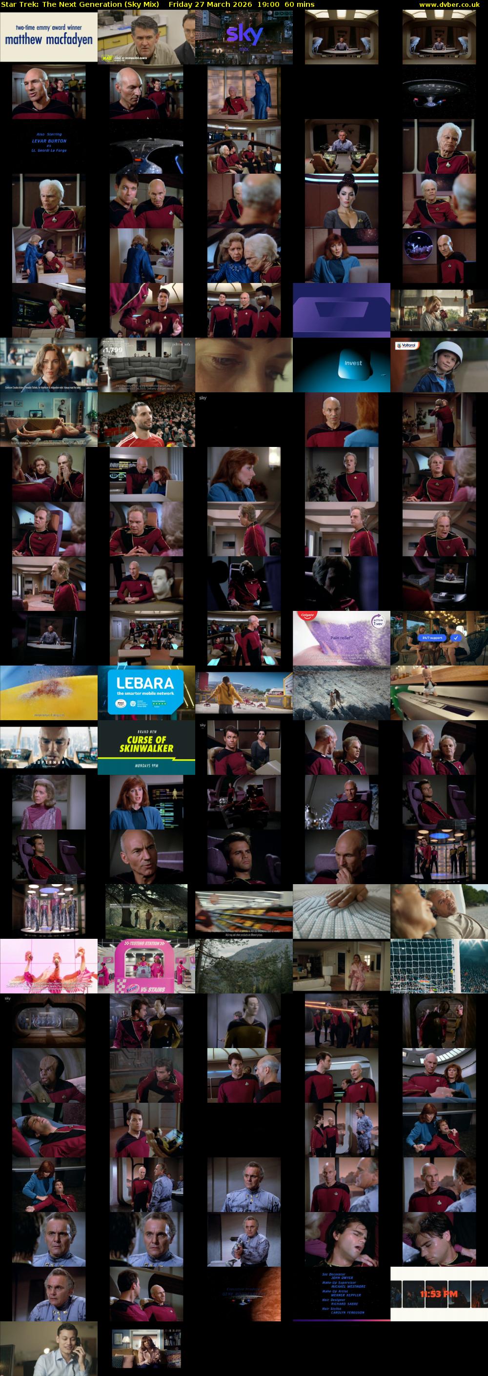 Star Trek: The Next Generation (Sky Mix) Friday 27 March 2026 19:00 - 20:00