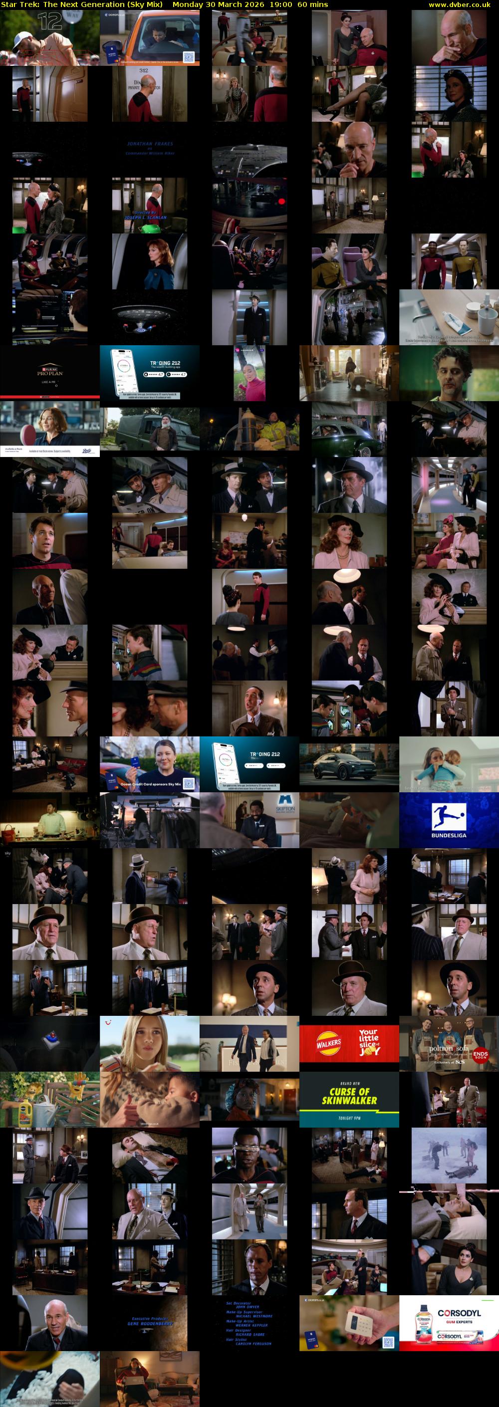 Star Trek: The Next Generation (Sky Mix) Monday 30 March 2026 19:00 - 20:00