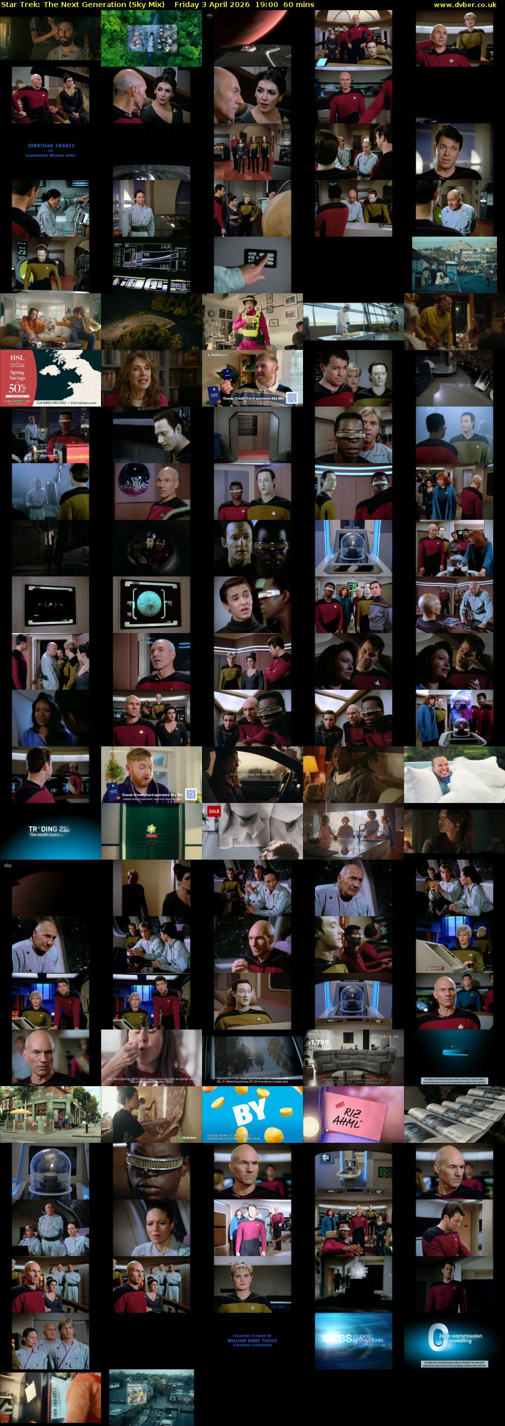 Star Trek: The Next Generation (Sky Mix) Friday 3 April 2026 19:00 - 20:00