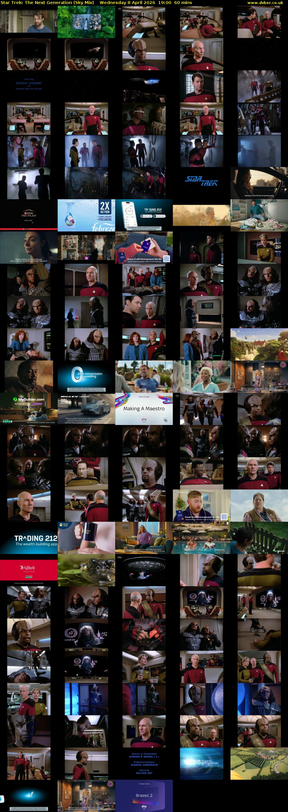 Star Trek: The Next Generation (Sky Mix) Wednesday 8 April 2026 19:00 - 20:00